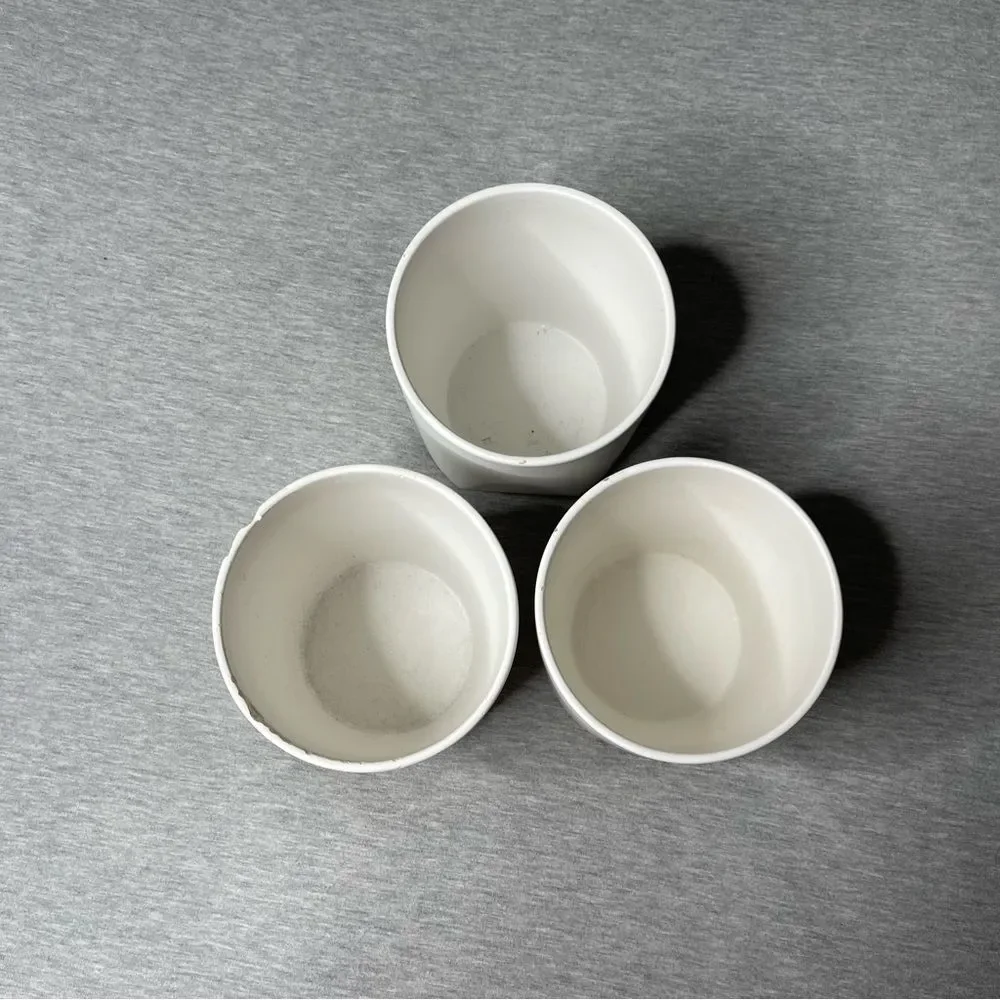 Target White 5” Round Ceramic Planter Pot 3 PCS. Set